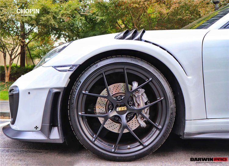 2016 - 2019 Porsche 911 991.2 Carrera &Targa 4 & 4S GT2RS Style Partial Carbon Fiber Front Bumper